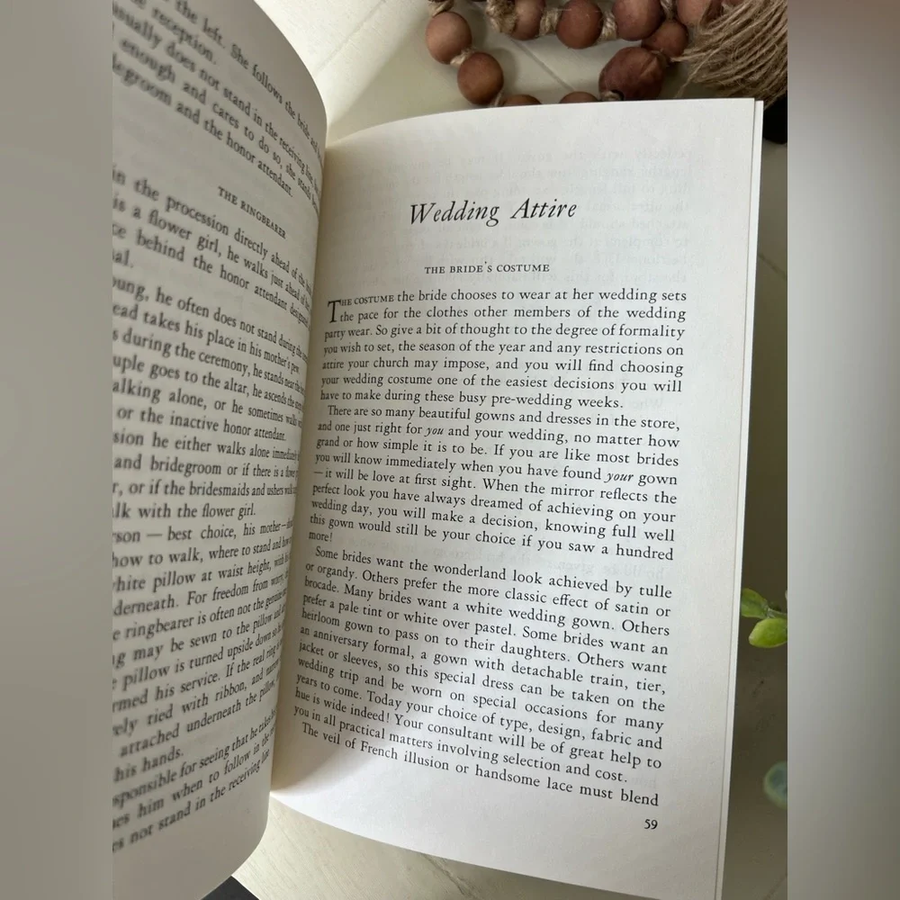 Vintage Wedding Embassy Yearbook & How to have the perfect wedding